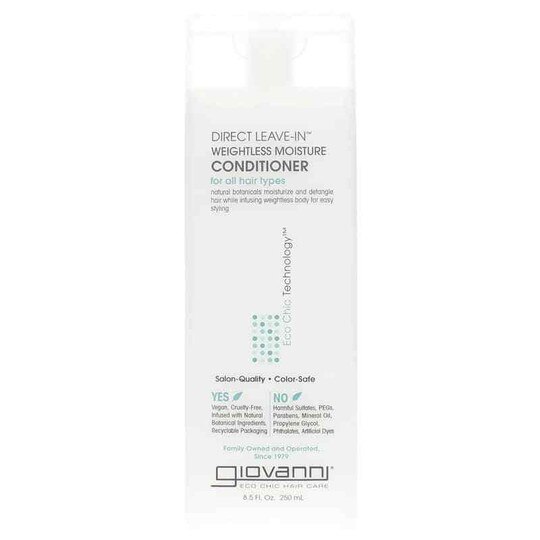 Direct Leave-In Weightless Moisture Conditioner, 8.5 Oz, GIO