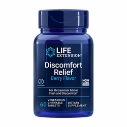 Discomfort Relief (Berry Flavor), 60 vegetarian chewable tablets