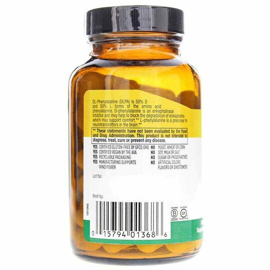 DLPA Caps 1000 Mg, 60 Vegan Capsules, CTL