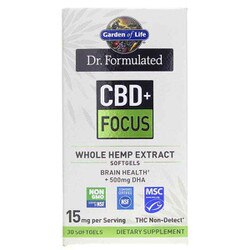 Dr. Formulated CBD + Focus 15 Mg 1
