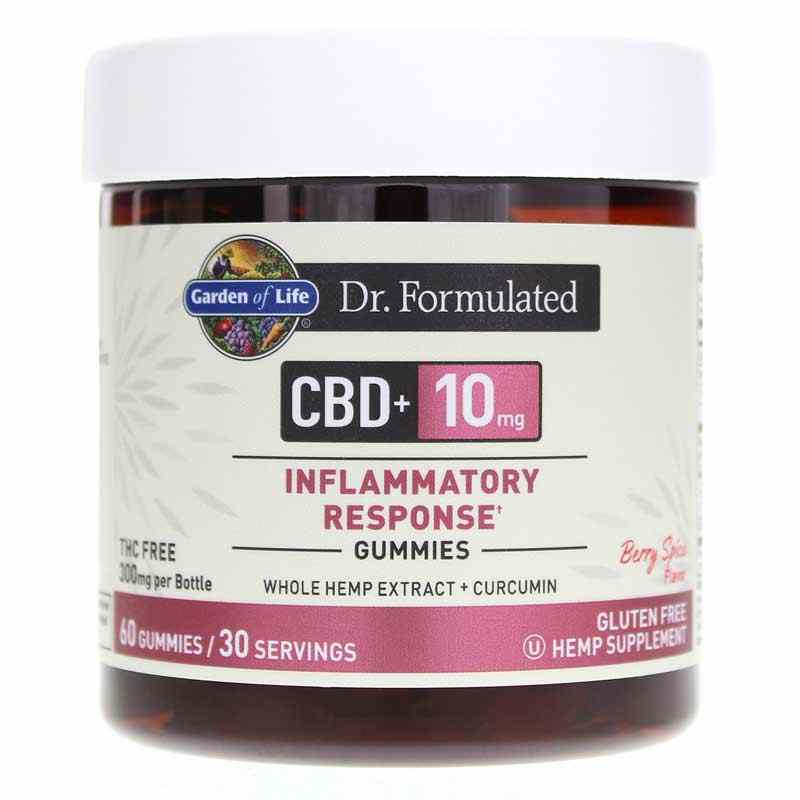 Dr. Formulated CBD Inflammatory Response Gummies 10 Mg, Garden of Life