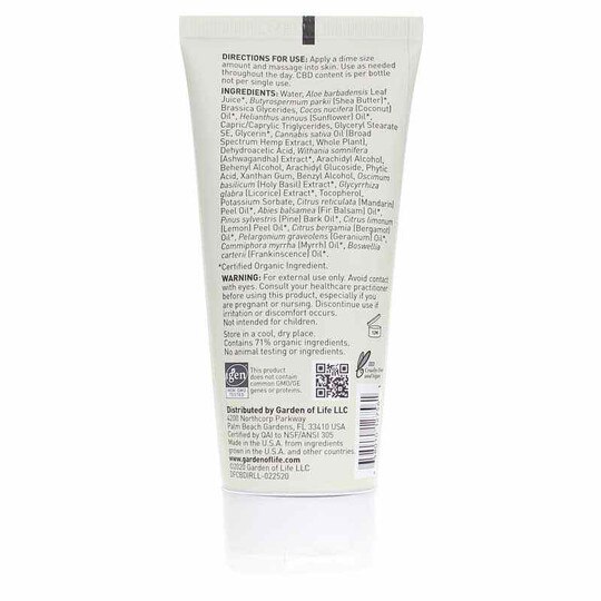 Dr. Formulated CBD Intensive Recovery Lotion, 2.5 Oz, GOL