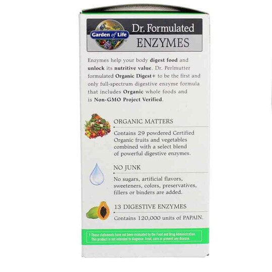 Dr. Formulated Enzymes Organic Digest, 90 Chewables, GOL