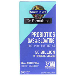 Dr. Formulated Probiotics Gas + Bloating 50 Billion 1