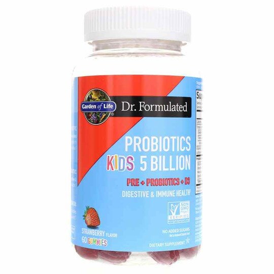 Dr. Formulated Probiotics Kids 5 Billion Gummies. 60 Gummies, GOL