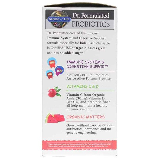 Dr. Formulated Probiotics Organic Kids +, GOL