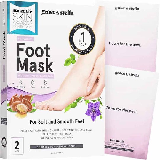 Dr. Pedicure Foot Mask, 2 Pair, GS