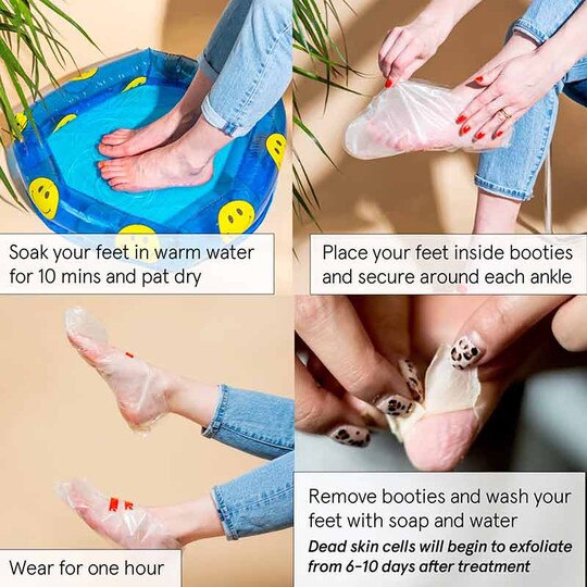 Dr. Pedicure Foot Mask, 2 Pair, GS