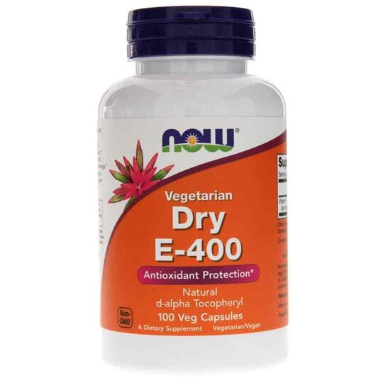 Dry E-400 Vegetarian, 100 Veg Capsules, NOW
