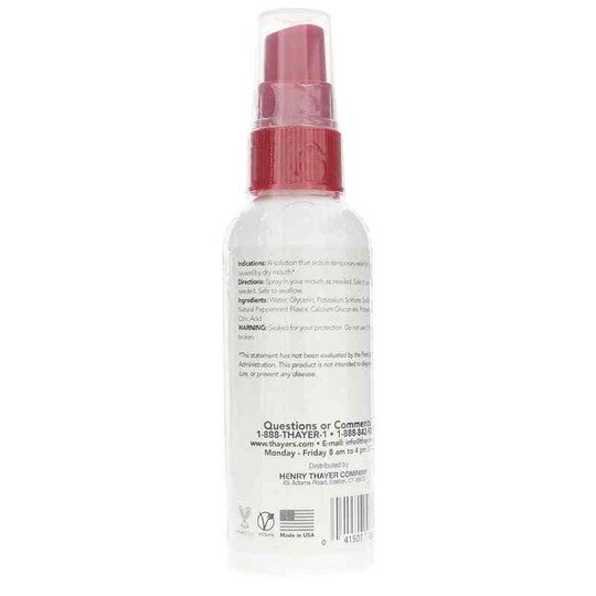 Dry Mouth Spray, Thayers