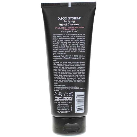 D:tox System Purifying Facial Cleanser Step 1, 7 Oz, GIO