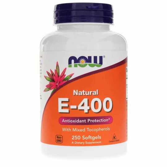 E-400 Natural with Mixed Tocopherols, NOW