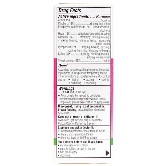 Ear Ringing Remedy, 0.33 Oz, SML