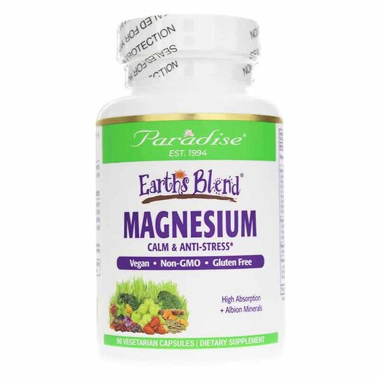 Earth's Blend Magnesium, 90 Veg Capsules, PHE