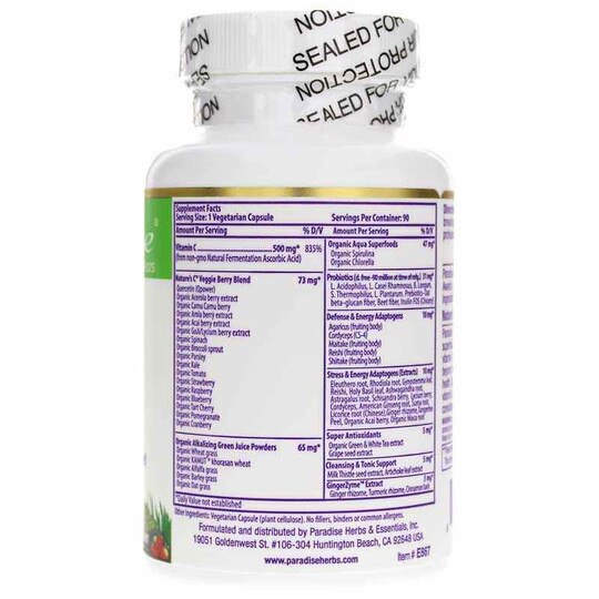Earth's Blend Vitamin C, 90 Veg Capsules, PHE