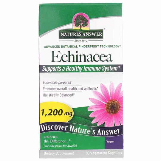 Echinacea 1200 Mg, 90 Veg Capsules, NAN