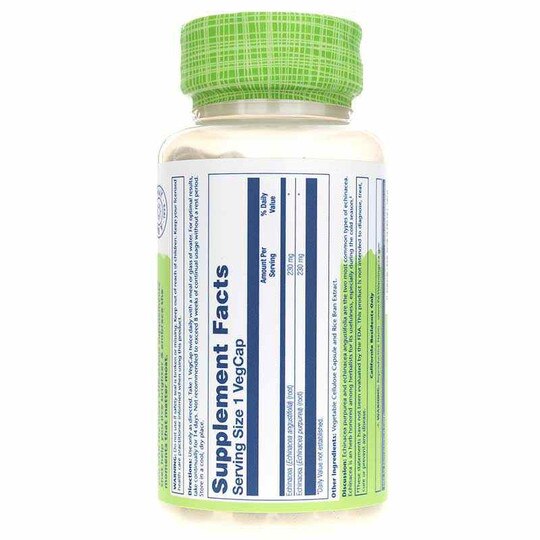 Echinacea Purpurea & Angustifolia 460 Mg, 100 Veg Capsules, SLR