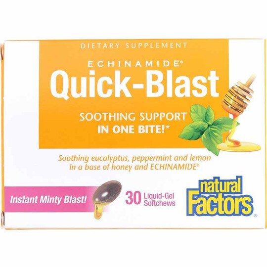 Echinamide Quick-Blast, 30 Liquid-Gel Soft Chews, NF