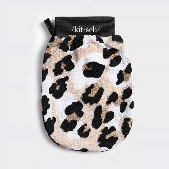 Eco-Friendly Exfoliating Glove - Leopard, 1 Piece, KT