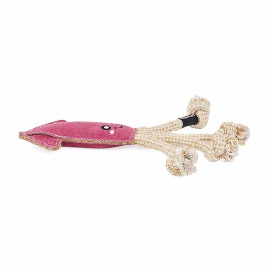 ecoZippy Suede & Rope Buddies Squid, ZPS