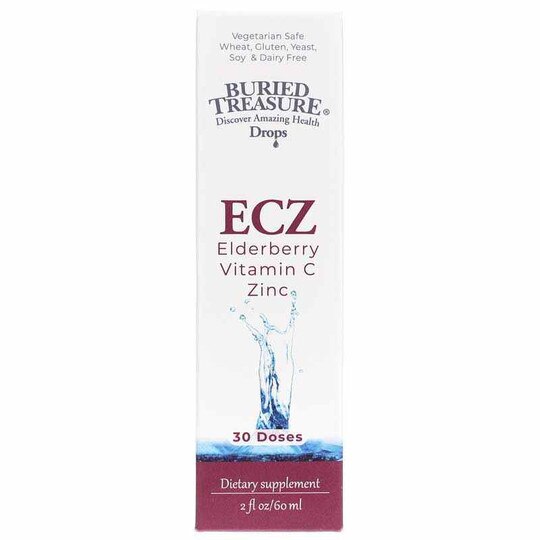 ECZ Elderberry Vitamin C Zinc, 2 Oz, BTN