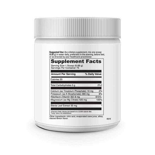 Effervescent Magnesium Citrate Powder, 75 Servings, DL