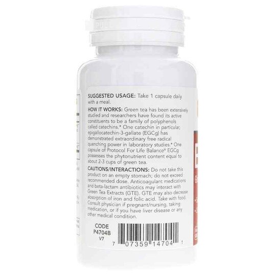 EGCg Green Tea Extract, 90 Veg Capsules, PFLB