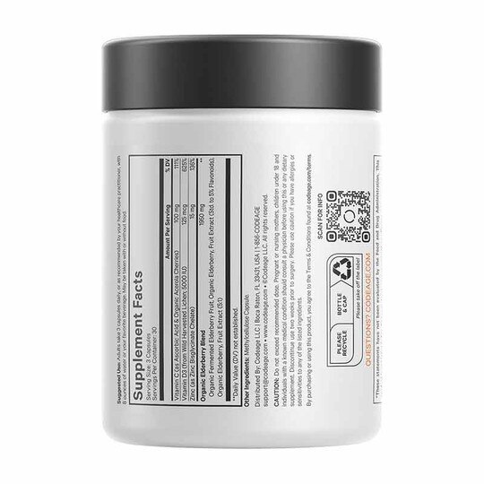 Elderberry Immune Complex, 90 Capsules, CDE