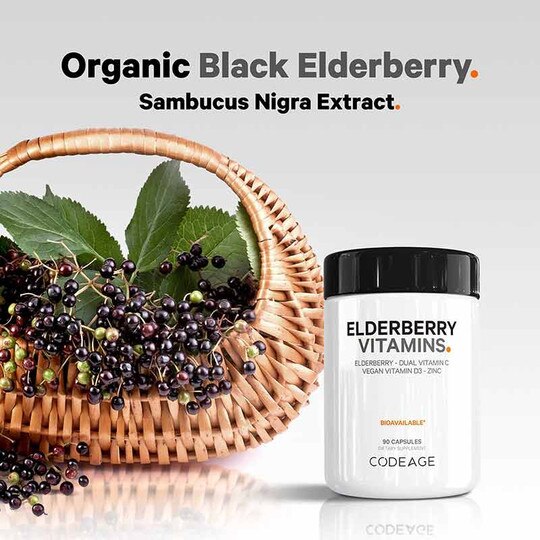 Elderberry Immune Complex, 90 Capsules, CDE