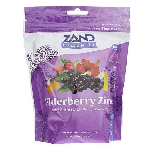 Elderberry Zinc Herbalozenge, Zand