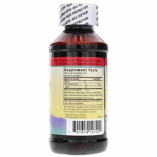 Eldertussin Elderberry Syrup Sugar-Free Respiratory Sup, HFK