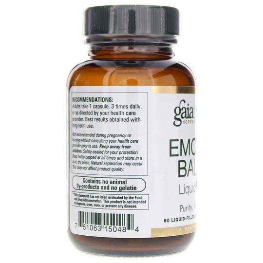Emotional Balance, 60 Liquid Phyto Caps, GPS