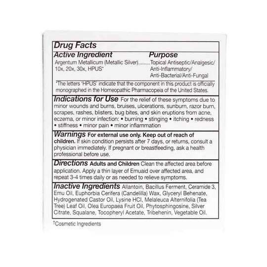 Emuaid First Aid Ointment Maximum Strength Emuaid