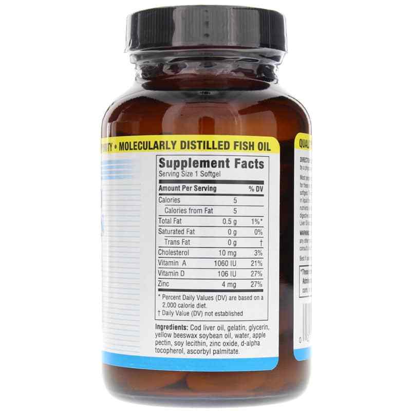 Emulsified Norwegian Cod Liver Oil, Twinlab