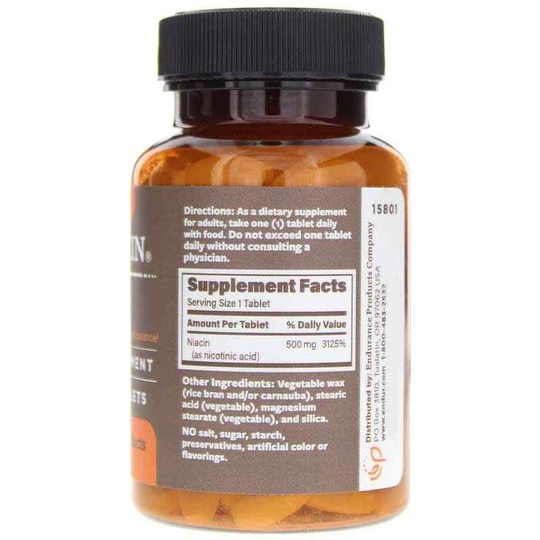 ENDUR-ACIN Wax Matrix Niacin 500 Mg, 100 Tablets, END
