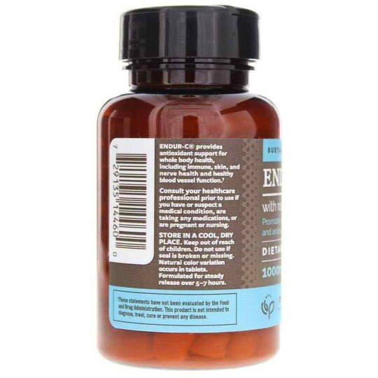 ENDUR-C Vitamin C with Rose Hips 1000 Mg, 60 Tablets, END