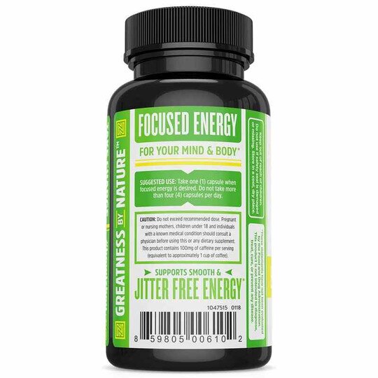 Energy + Focus Capsules, Zhou Nutrition
