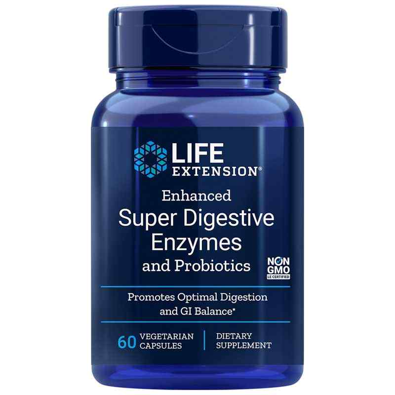 Enhanced Super Digestive Enzymes with Probiotics, Life Extension