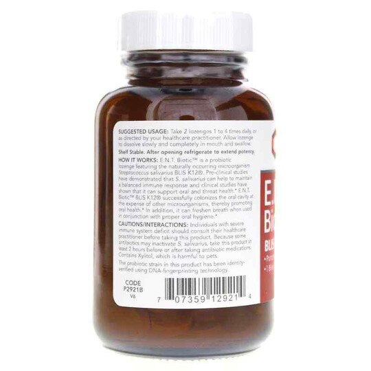 E.N.T. Biotic, 60 Lozenges, PFLB