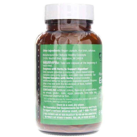 Enzyme Complex Plant-Based, Natural Healthy Concepts