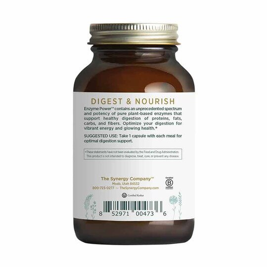 Enzyme Power Full-Spectrum Digestive Support Capsules, 90 Capsules, PSY