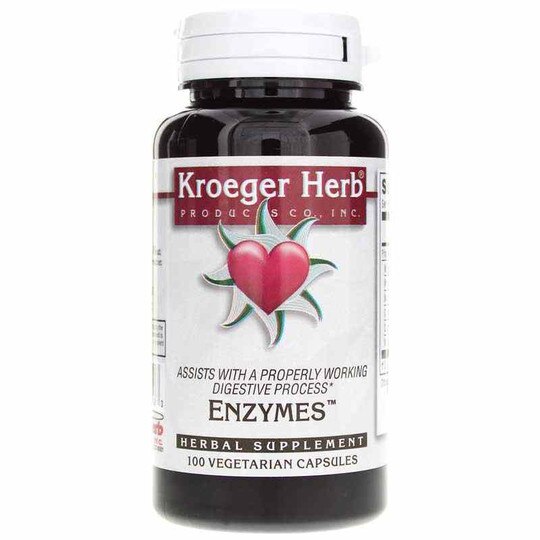 Enzymes, 100 Veg Capsules, KRH