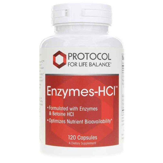 Enzymes-HCl, 120 Capsules, PFLB
