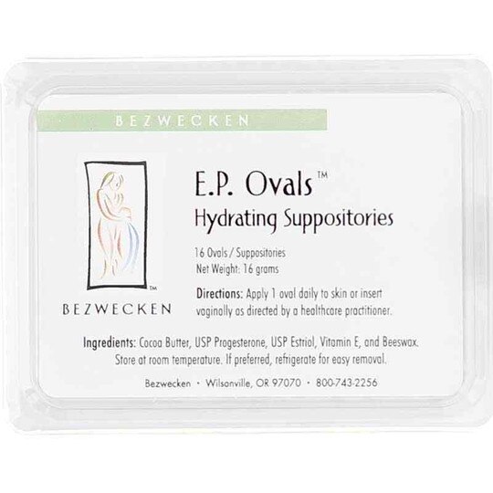 E.P. Ovals, 16 Suppositories, BZW