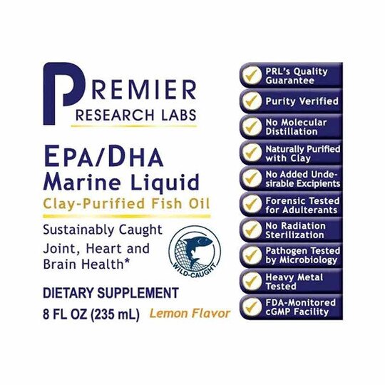 EPA/DHA Marine Liquid Fish Oil Concentrate, 7.6 Oz, PRL