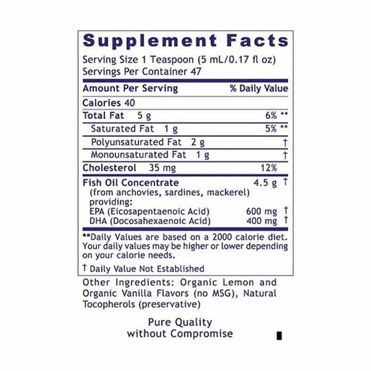EPA/DHA Marine Liquid Fish Oil Concentrate, 7.6 Oz, PRL
