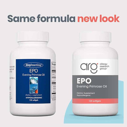 EPO Evening Primrose Oil, 120 Softgels, ARG