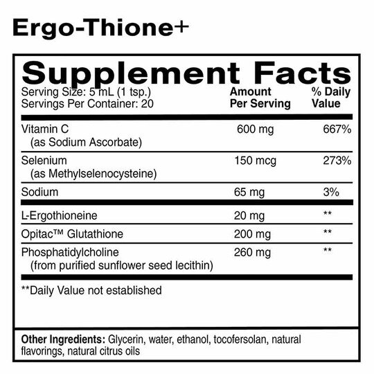 Ergo-Thione +, 3.38 Oz, QSS