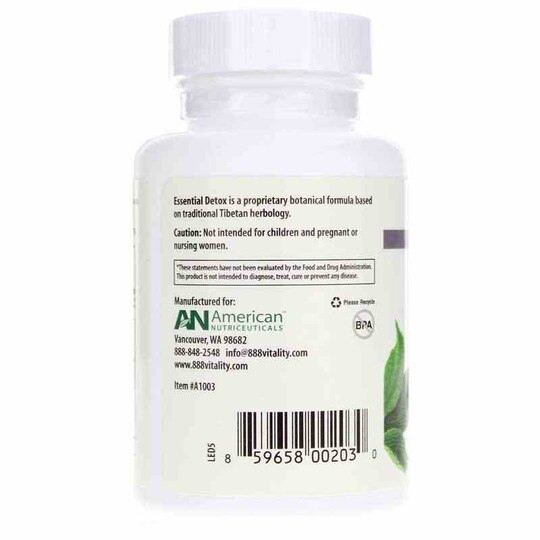 Essential Detox, 60 Veg Capsules, ANT