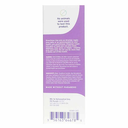 Estriol Natural Balancing Cream, 4 Oz, EMT